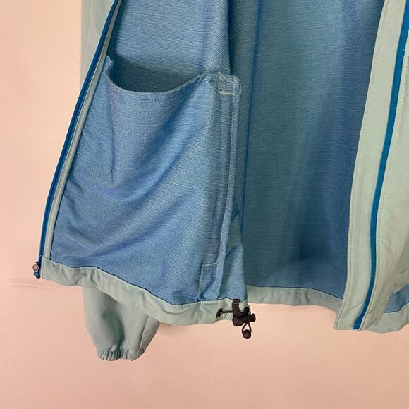 Mens Peter Millar Crown Sports Teal Full Zip Lightweight Golf Jacket Large - Picture 7 of 16